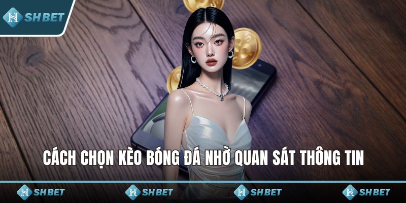 Cách chọn kèo bóng đá nhờ quan sát thông tin