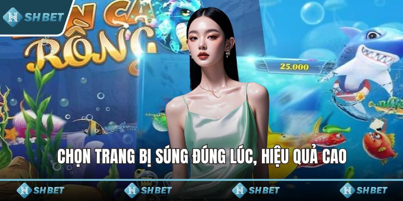 Chọn trang bị súng đúng lúc, hiệu quả cao
